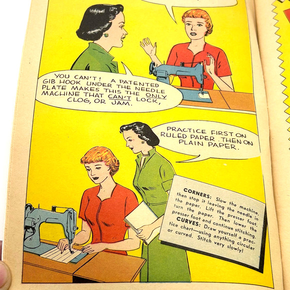 Vintage Home Sewing is Easy Comic Book By Sally Stitch Vintage 1950's 60 Pages - Picture 3 of 7
